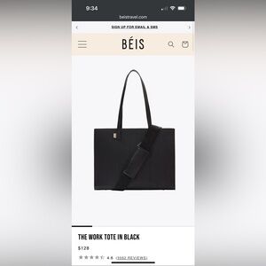 Béis “The Work Tote” (Used Once, Like New)
